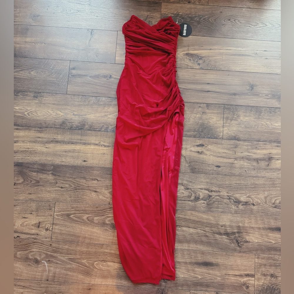 Formal Wine Maxi Dress